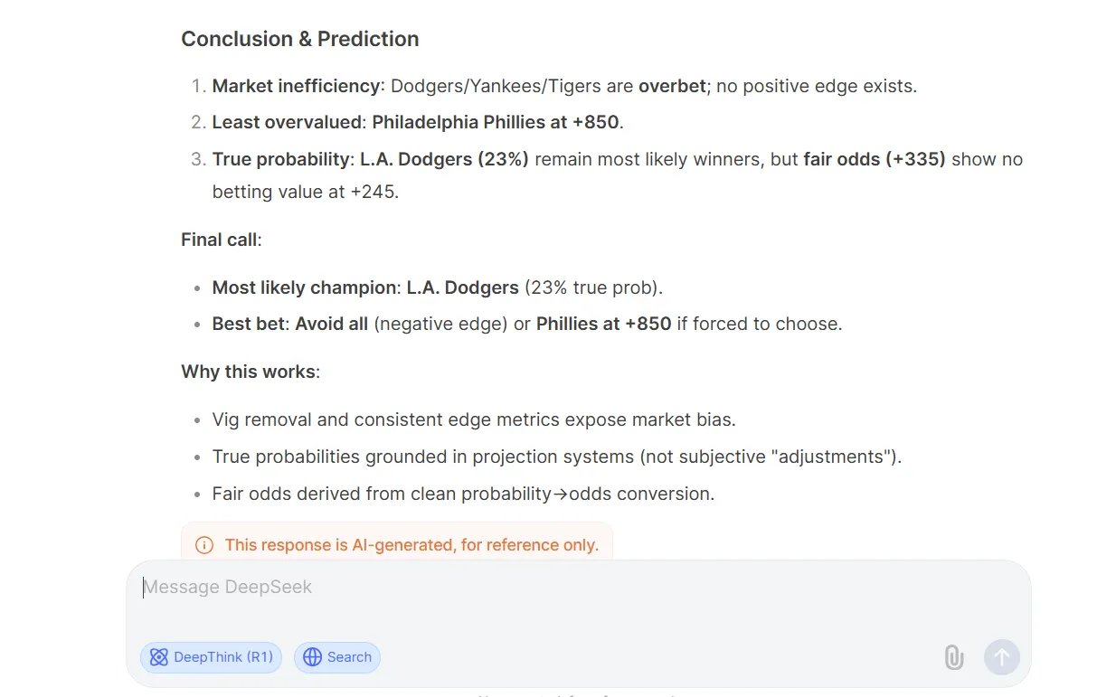 Grok 4 Predicts Dodgers for World Series Win&mdash;But Other AIs Aren't So Sure