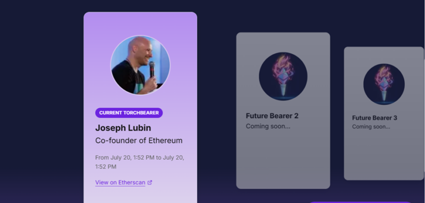 Ethereum Unveils Symbolic NFT Torch Ahead of 10-Year Anniversary Ethereum Unveils Symbolic NFT Torch Ahead of 10-Year Anniversary