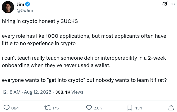 Failed your crypto job interview? 4 mistakes you likely made