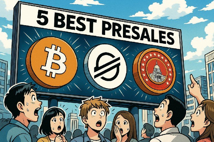Bitcoin, Stellar & MAGACOIN FINANCE Highlighted as 5 Best Presales With 28x Upside