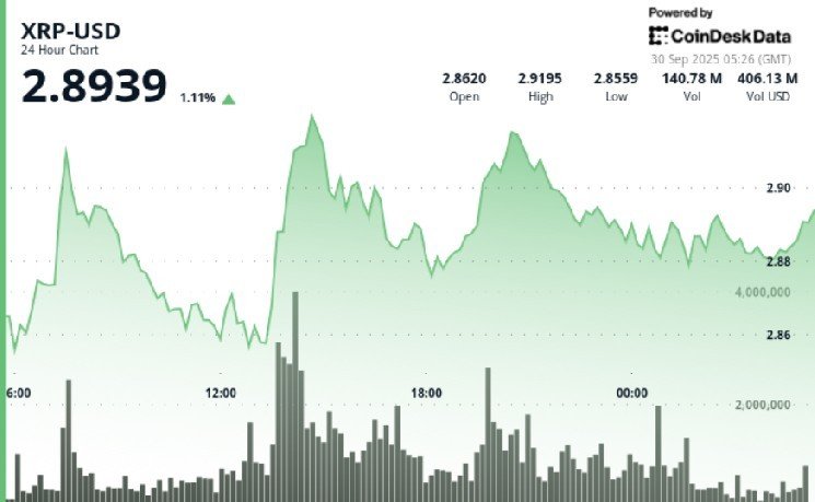 XRP Holds Above $2.90 as ETF Decisions Loom XRP Holds Above $2.90 as ETF Decisions Loom