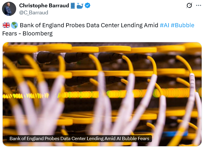 Bank of England probes data-mining lending strategies fueling AI bets