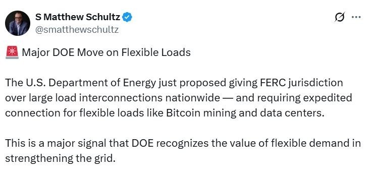 US energy sec floats faster grid access for AI and crypto miners