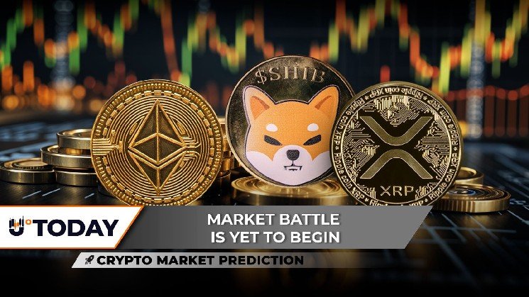Crypto Market Prediction: XRP to Face Its Most Intense Battle, Shiba Inu (SHIB) $0.00002 Closer, Can Ethereum (ETH) Reclaim $4,000?