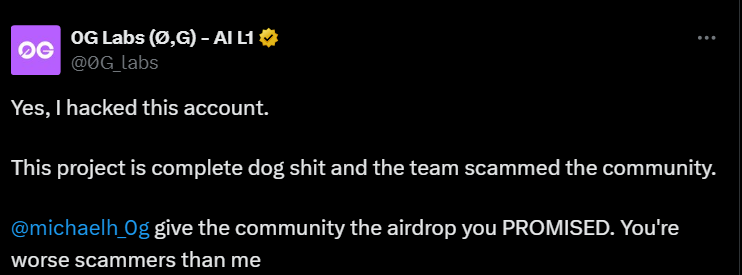 BREAKING: An Altcoin&rsquo;s Official X Account Has Been Hacked, Hacker Reveals Demands