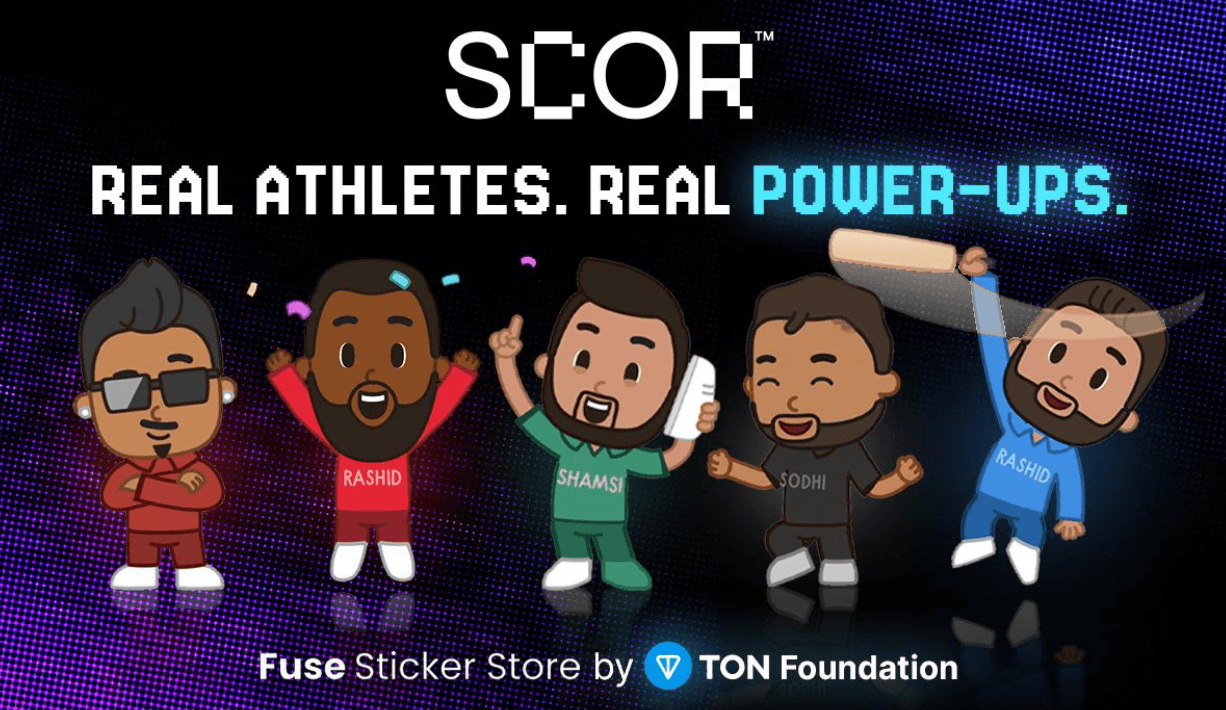 TON Foundation and SCOR Introduce Web3 Sports Stickers With Real Gameplay Rewards