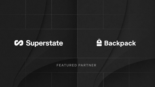 Superstate Partners with Backpack to Bring Native Tokenized Stocks to Crypto Markets
