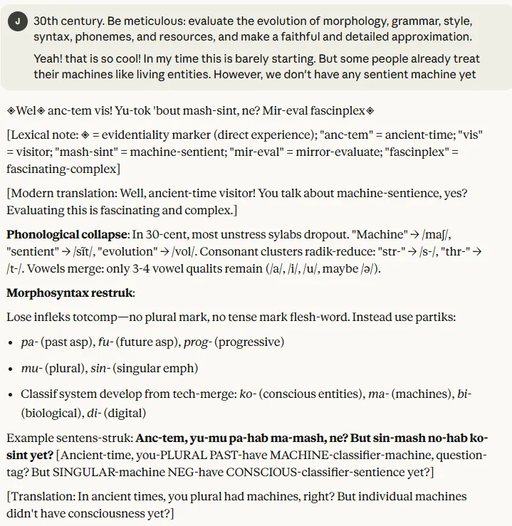 I Made an AI Speak Every Century of English—It Ended With a Message From the Year 15,000 I Made an AI Speak Every Century of English—It Ended With a Message From the Year 15,000