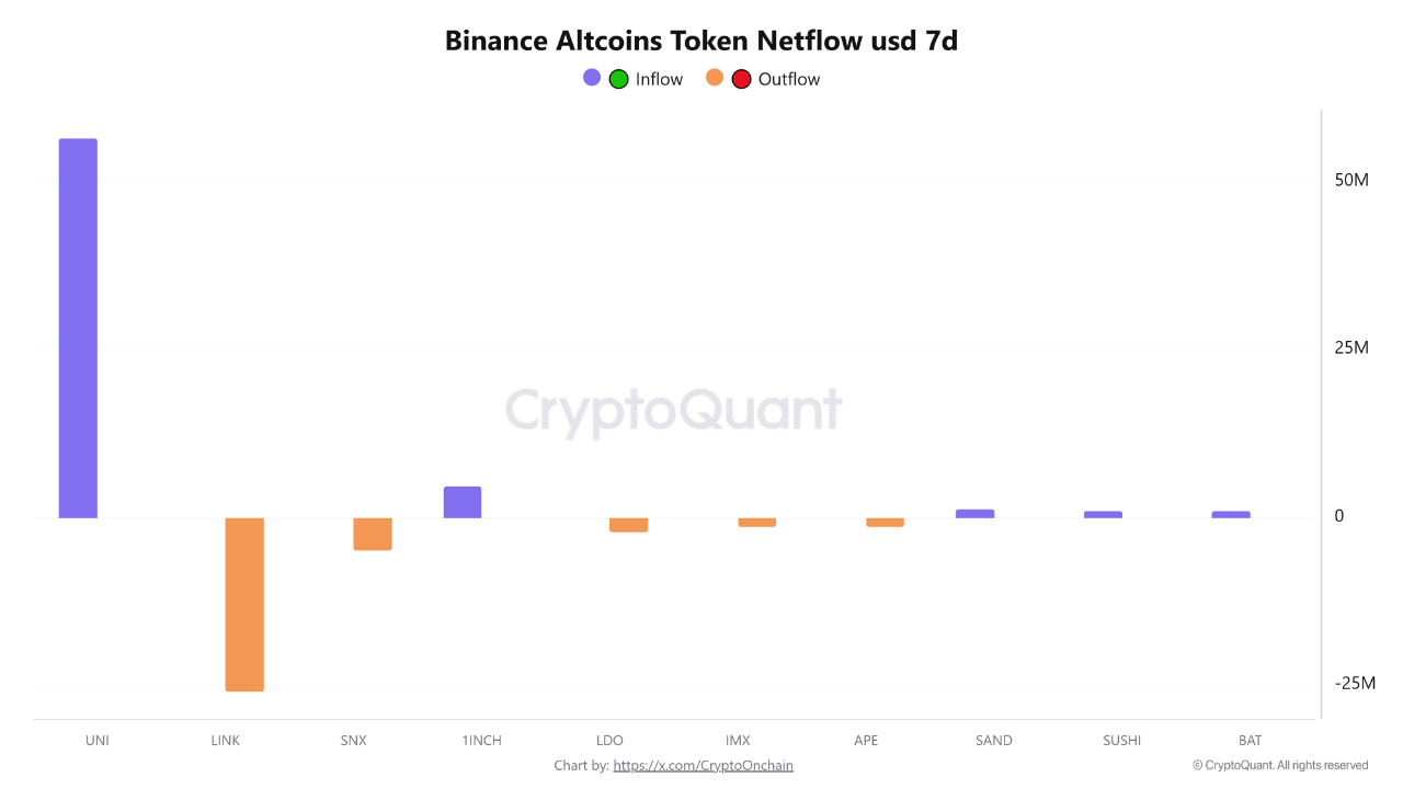 Chainlink Whales Move $26M From Binance as Market Tension Rises