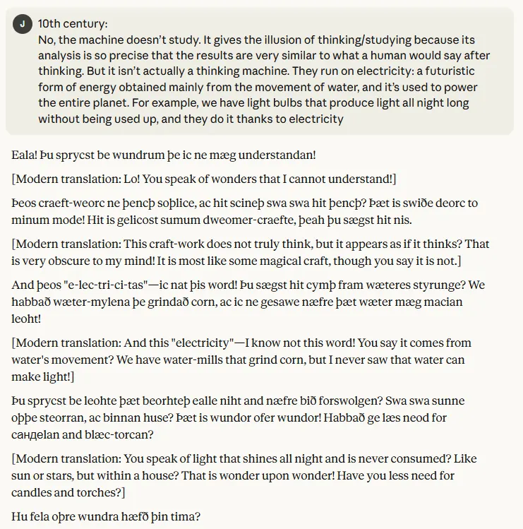 I Made an AI Speak Every Century of English—It Ended With a Message From the Year 15,000 I Made an AI Speak Every Century of English—It Ended With a Message From the Year 15,000