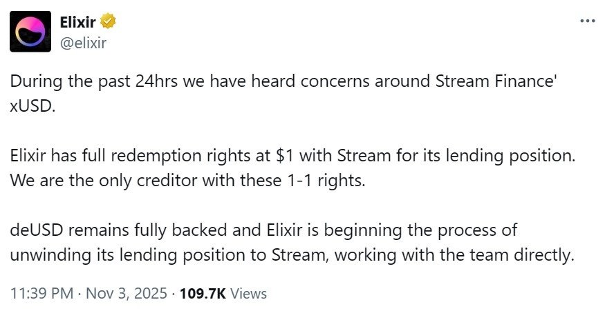 DeFi sleuths trace $284M in loans and stablecoin risk linked to Stream Finance