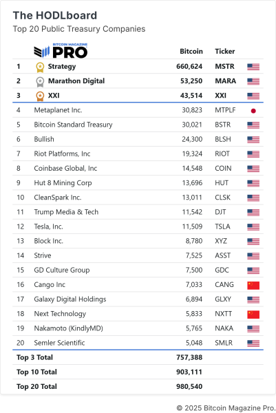 Bitcoin Treasury Companies Are Undervalued