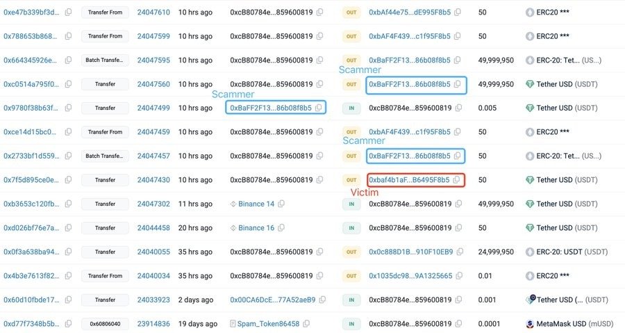 Crypto User Loses $50M in One Copy-Paste Mistake &ndash; Address Poisoning Scam