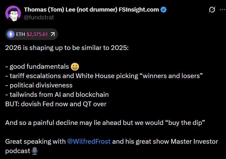 BitMine Immersion faces $6B paper loss as Ether sell-off deepens