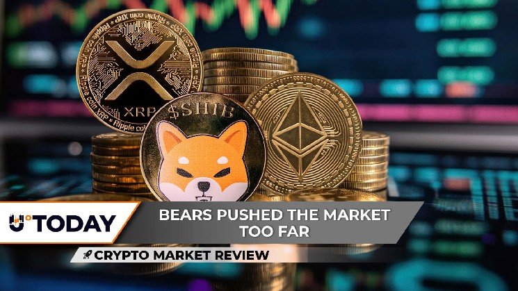 Crypto Market Prediction: Will XRP Break Bullish Trap? Shiba Inu's (SHIB) 3 Bullish Targets, Ethereum's (ETH) 300-Day Record Broken