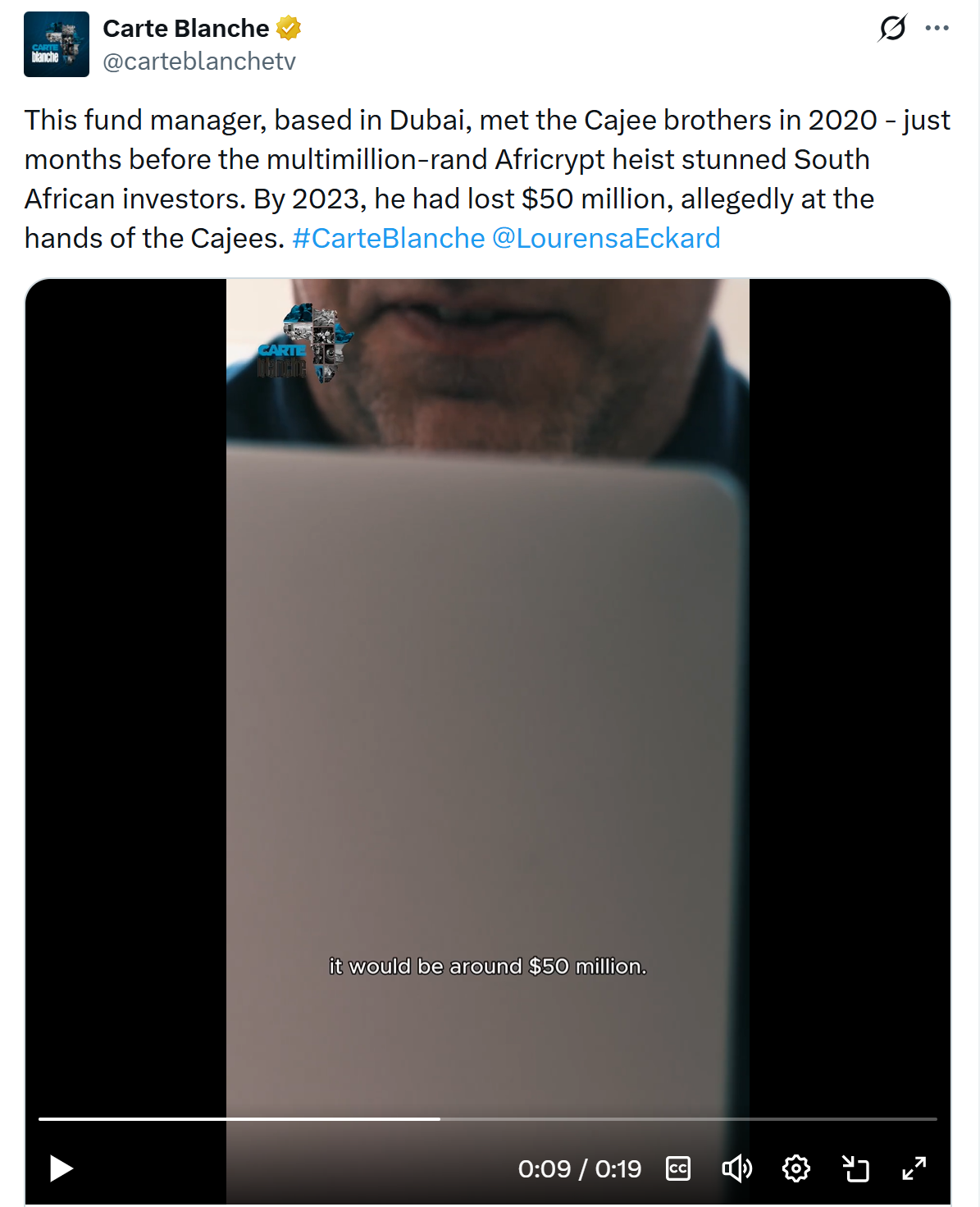 Africrypt founders back in South Africa years after platform collapse: Report