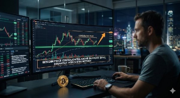 Bitcoin Price Consolidates Above Support, Breakout Hopes Strengthen Bitcoin Price Consolidates Above Support, Breakout Hopes Strengthen