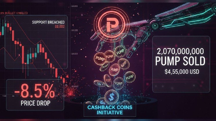 PUMP Price Alert: $4.55M Sale by Pump.fun Raises Downside Concerns PUMP Price Alert: $4.55M Sale by Pump.fun Raises Downside Concerns