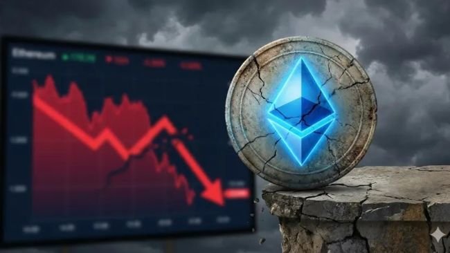 Ethereum Price Slips Into Danger Zone As Breakdown Threat Grows