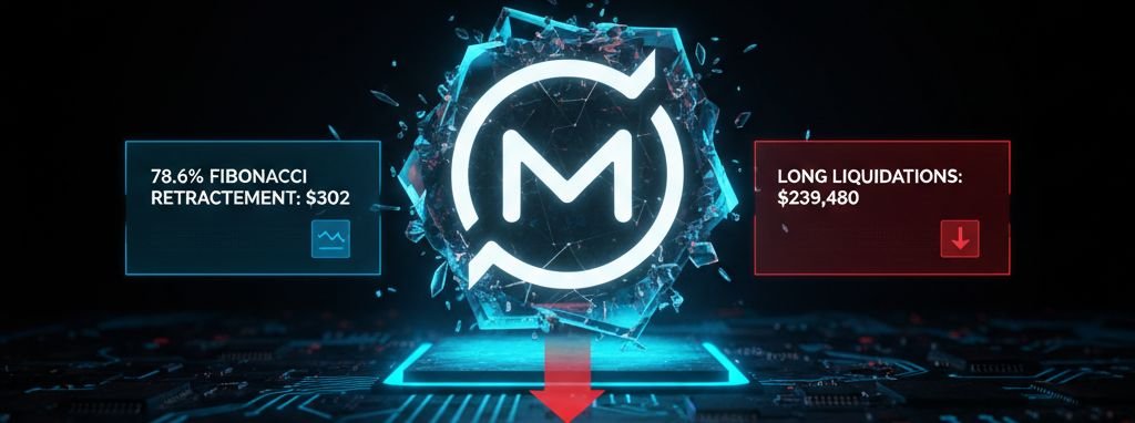 Is Monero (XMR) About to Slip Under $300 Amid Growing Selling Pressure?