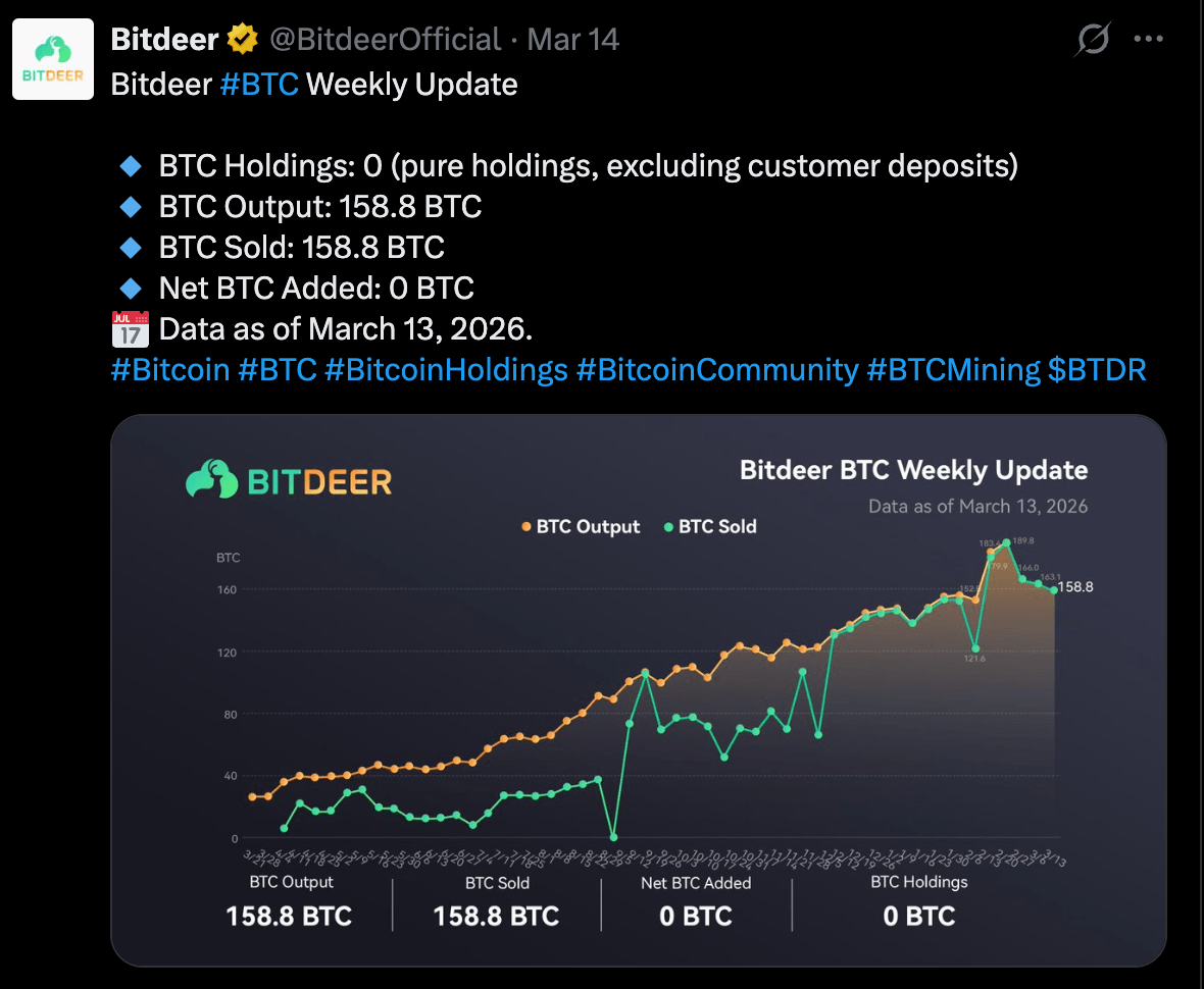 Bitdeer Stock Jumps 9% as New LTC/DOGE Miner Debuts