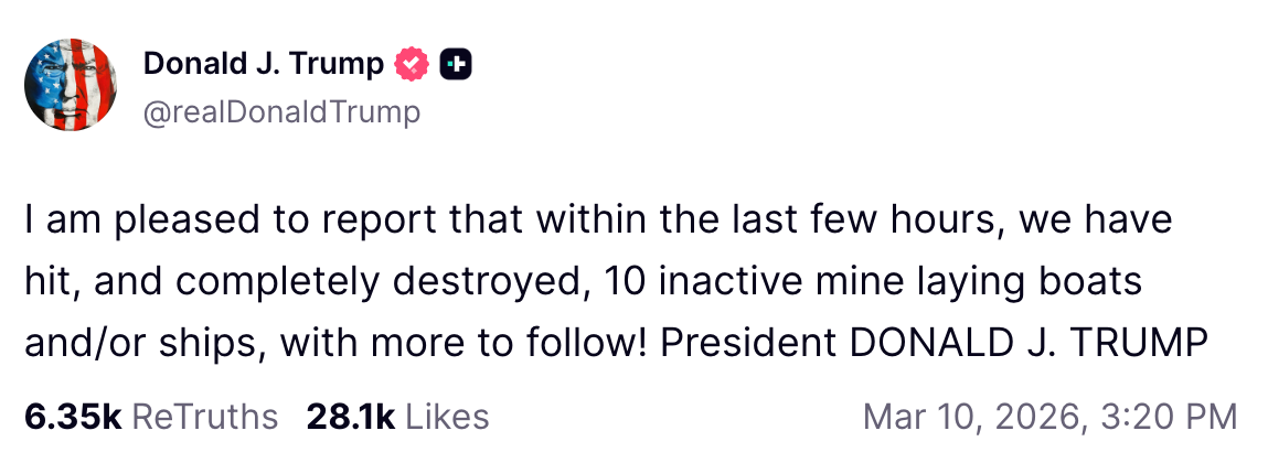 Trump documents meltdown over Iran war on Truth Social