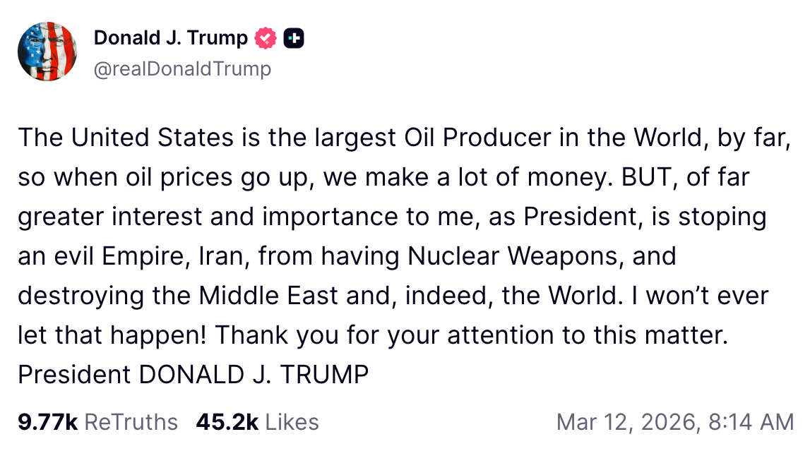 Trump documents meltdown over Iran war on Truth Social