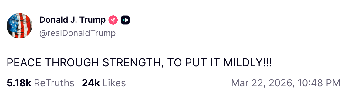 Trump documents meltdown over Iran war on Truth Social