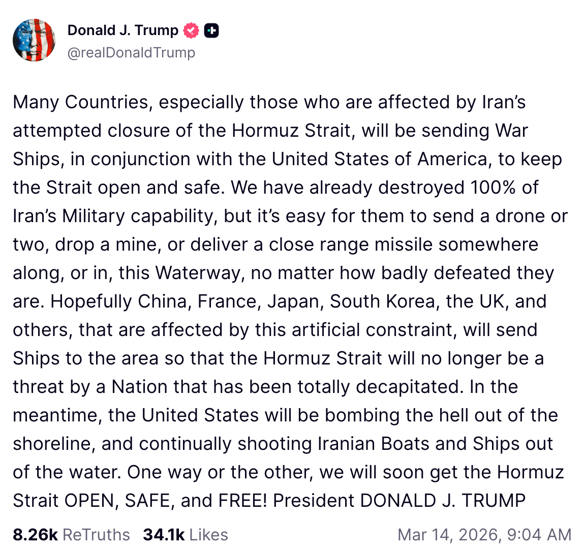 Trump documents meltdown over Iran war on Truth Social