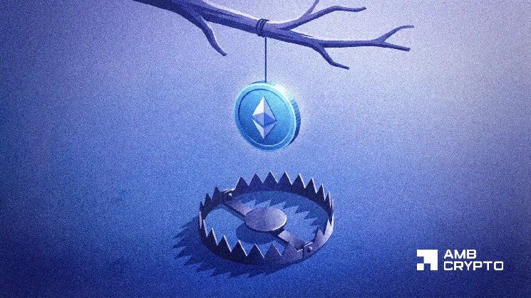 570K ETH unstaked – Is Ethereum’s 2.2% dip just a bear trap? 570K ETH unstaked – Is Ethereum’s 2.2% dip just a bear trap?