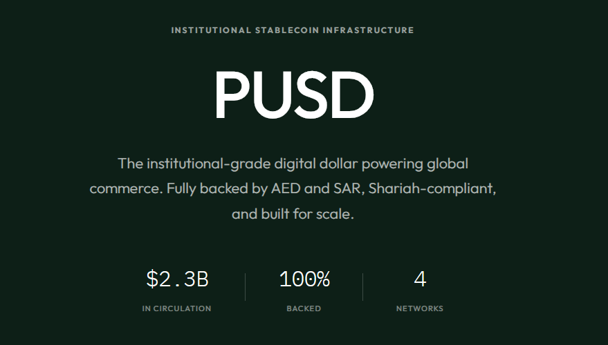 Shariah-Compliant Stablecoin PUSD Moves Into MidEast Institutional Arena