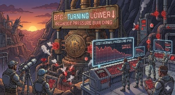 Bitcoin Price Turns Lower After Rejection, Downside Pressure Builds