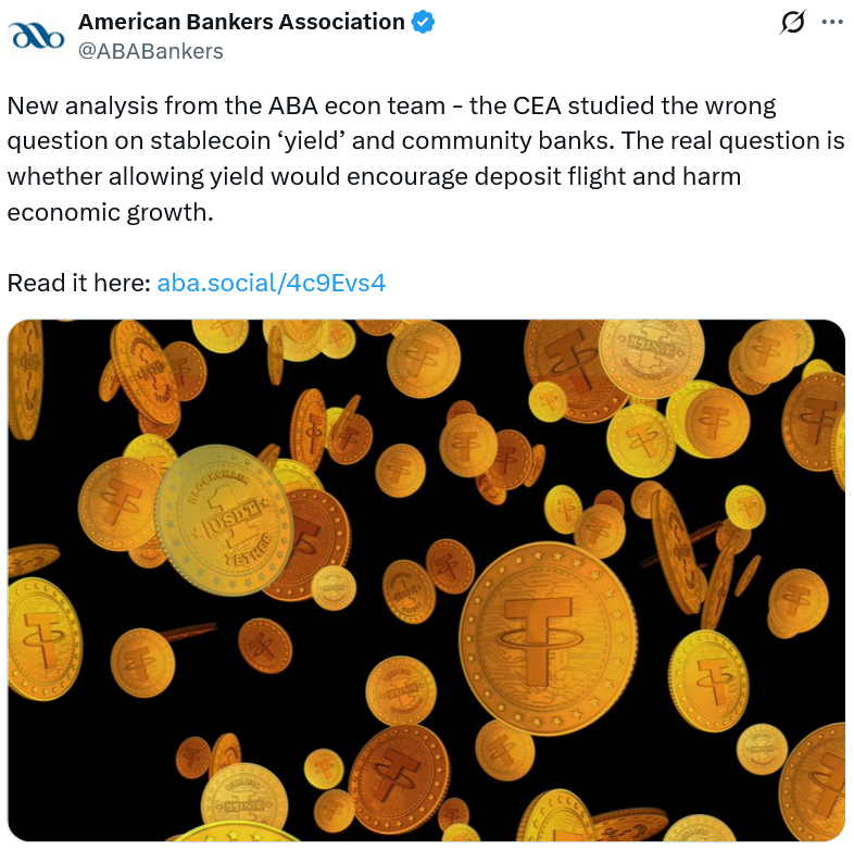 Banks challenge White House report on stablecoin yields