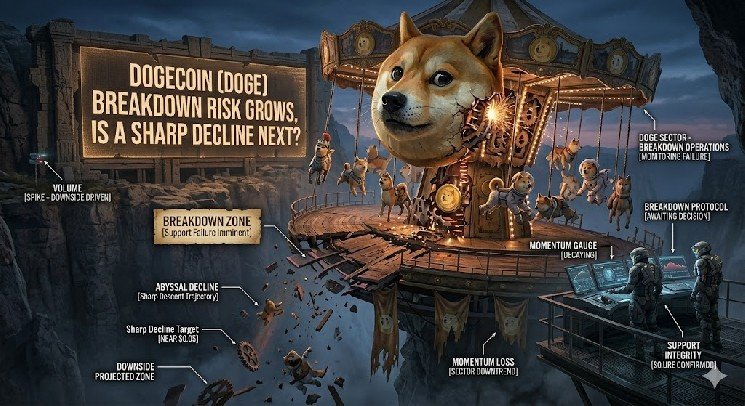 Dogecoin (DOGE) Breakdown Risk Grows, Is a Sharp Decline Next?