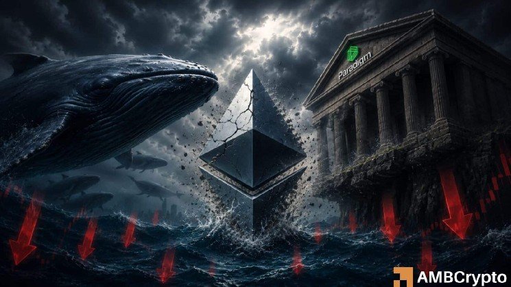 $396 mln ETH moves: Are Ethereum whales preparing for another sell-off?