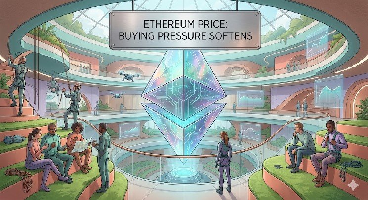 Ethereum Price Buying Pressure Softens, Traders Turn Increasingly Cautious
