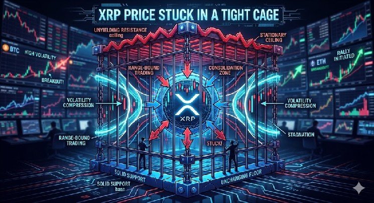 XRP Price Stuck In A Tight Cage&mdash;Breakout Pressure Keeps Building