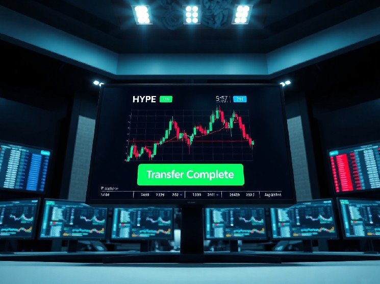 Bitwise-Linked Address Moves $3.3M in HYPE to FalconX