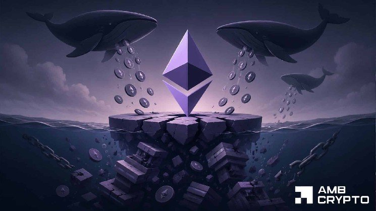 Ethereum buyers struggle to absorb supply: Will liquidation pressures harm ETH? Ethereum buyers struggle to absorb supply: Will liquidation pressures harm ETH?