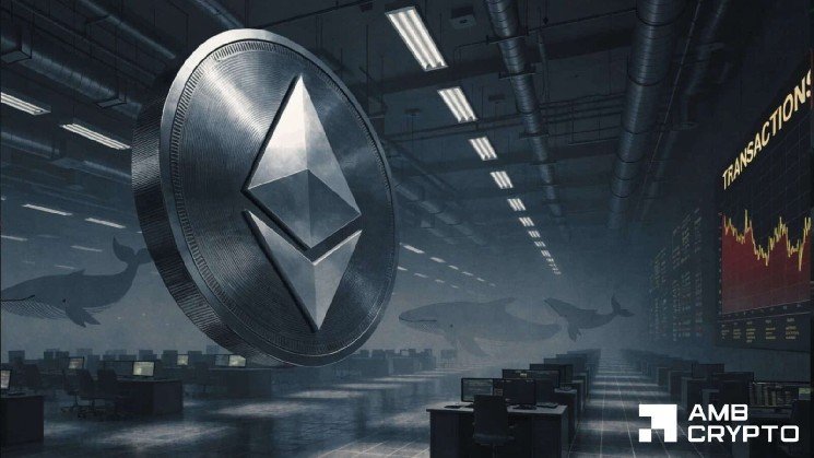 Ethereum whale activity crashes 86% – Can ETH reclaim $1,800? Ethereum whale activity crashes 86% – Can ETH reclaim $1,800?