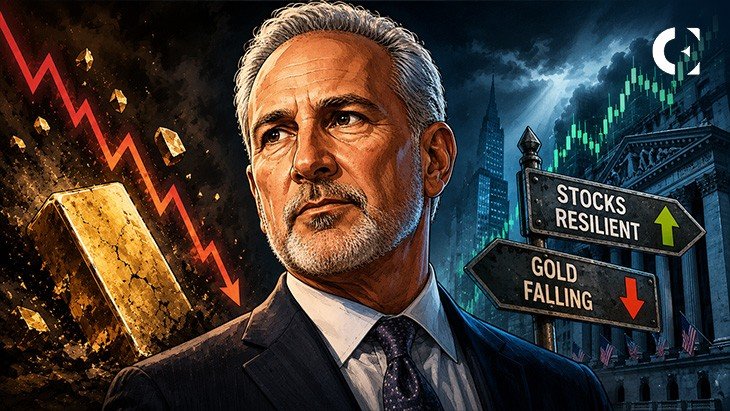 Peter Schiff Flags Conflict Between Falling Gold and Resilient Stock Prices