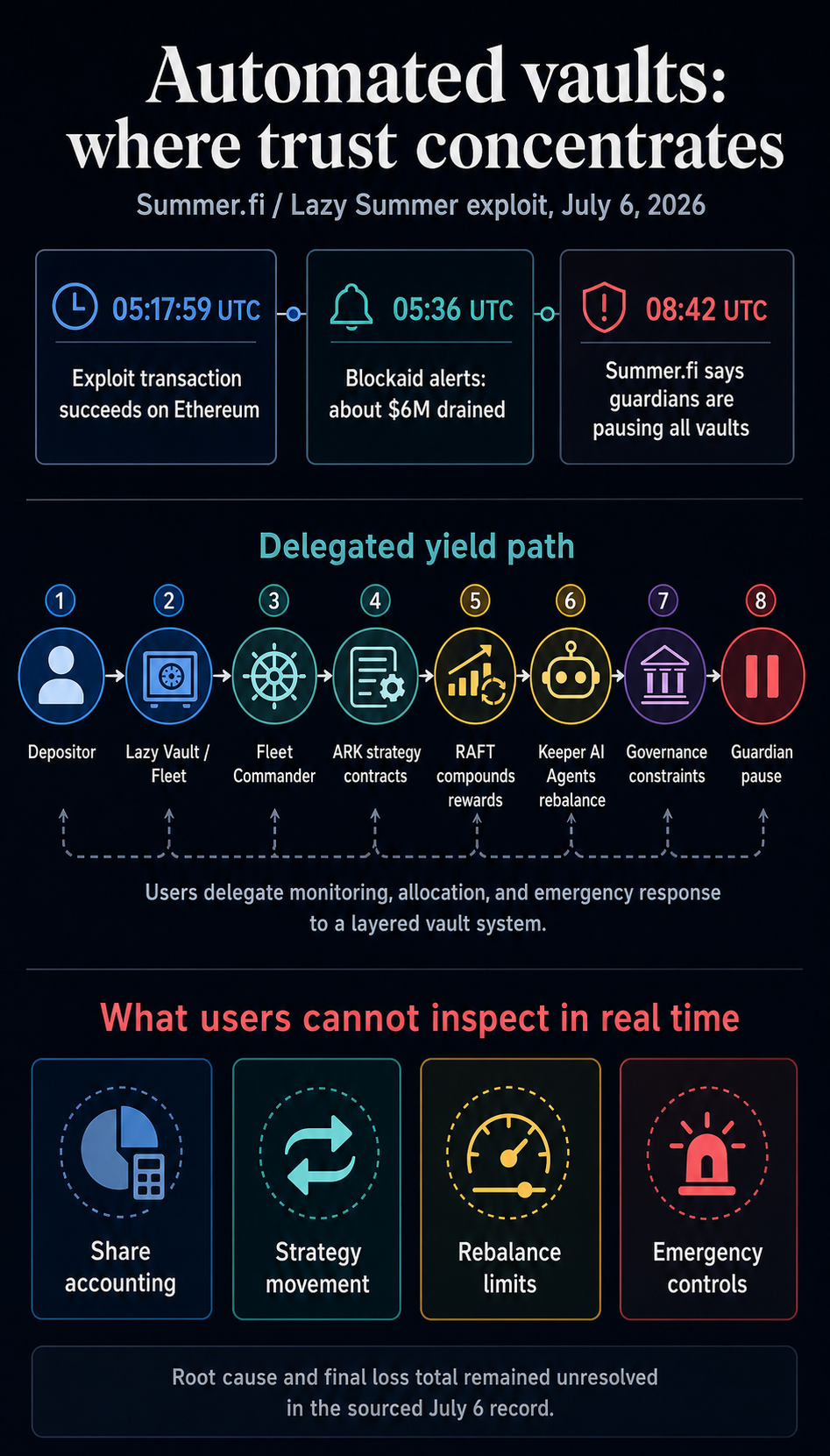 New SummerFi DeFi exploit shows AI automation now sits above smart contract risk New SummerFi DeFi exploit shows AI automation now sits above smart contract risk