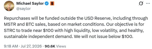 Strategy Opens the Door to Bitcoin Sales&mdash;Michael Saylor Explains Why It Makes Sense