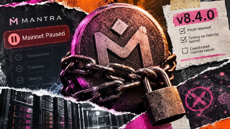 MANTRA Chain stays offline after exploit as Aug. 21 restart hinges on patch test