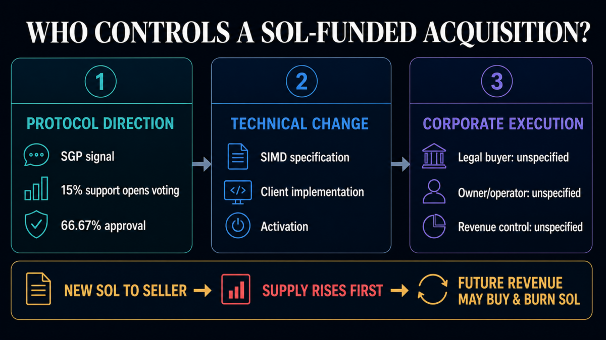 Yakovenko wants Solana to mint SOL to buy a company, but who would own it?