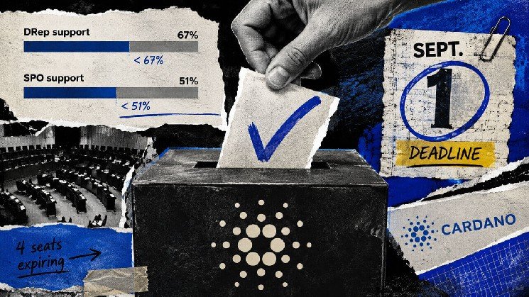 Cardano has days to close two huge voting gaps before governance hits a 3-seat bottleneck