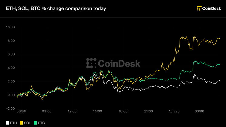 Bitcoin tops $80,000, solana jumps 8% but rally now runs into overbought warning Bitcoin tops $80,000, solana jumps 8% but rally now runs into overbought warning