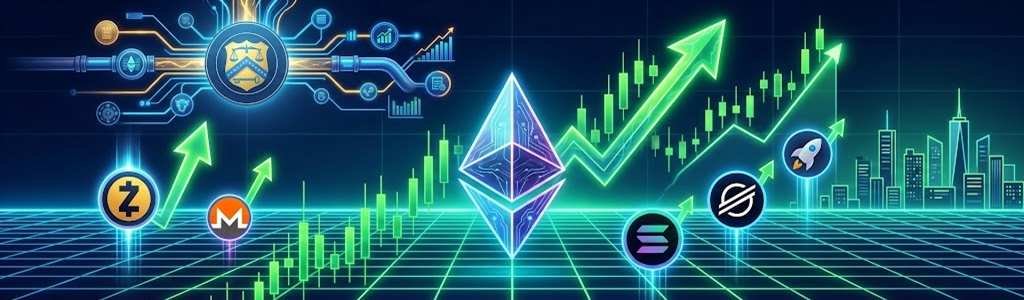 ZEC, SOL and XRP Surge as Ethereum Breaks Two-Month High