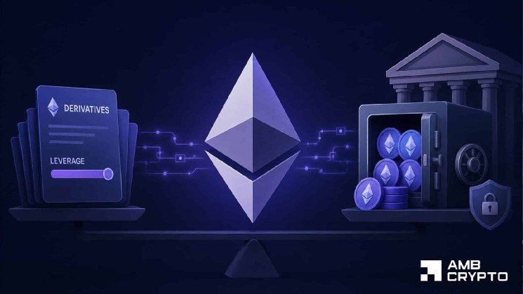 Ethereum leverage climbs to 0.65 &ndash; Can ETH avoid a liquidation cascade?