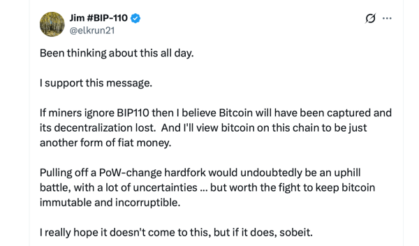 BIP-110 Supporters Prepare PoW Switch If Miners Refuse Soft Fork Plan